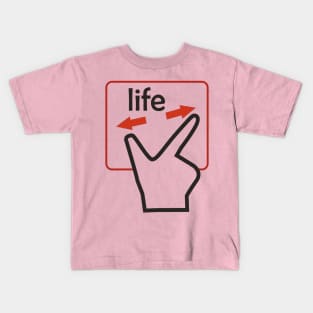 Your life is in your hands! Kids T-Shirt